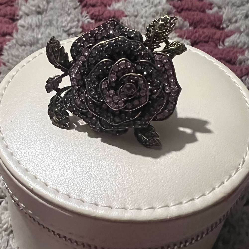 Heidi Daus ROSE RING TANZANITE size 10 - Picture 2 of 5